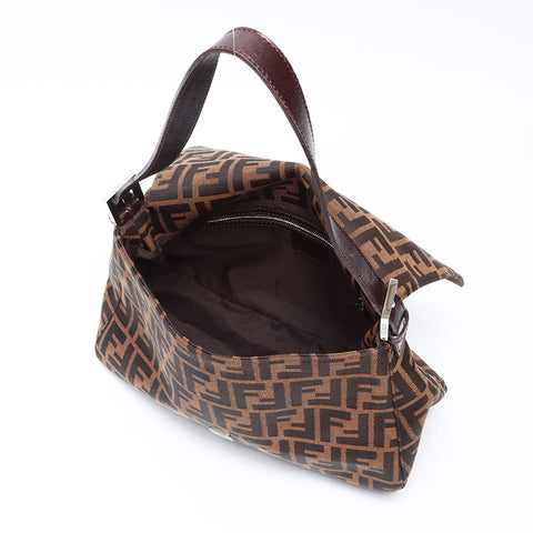Fendi Zucca图案妈妈桶肩袋棕色WS12389