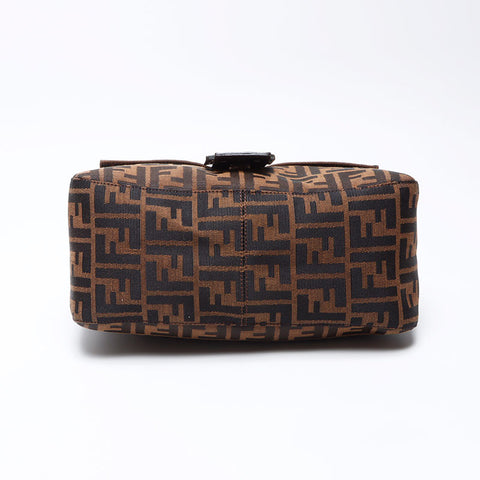 Fendi Zucca图案妈妈桶肩袋棕色WS12389