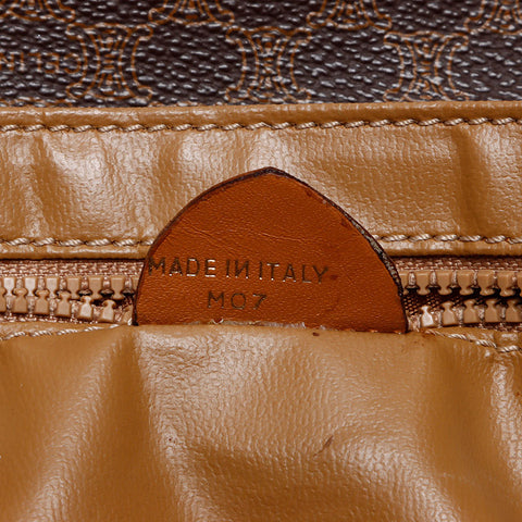 Céline Macadam Sac à volet Sac à épaule marron WS12392