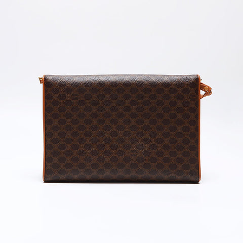 Céline Macadam Sac à volet Sac à épaule marron WS12392