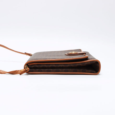 Céline Macadam Sac à volet Sac à épaule marron WS12392