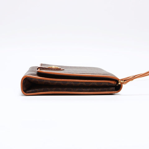 Céline Macadam Sac à volet Sac à épaule marron WS12392