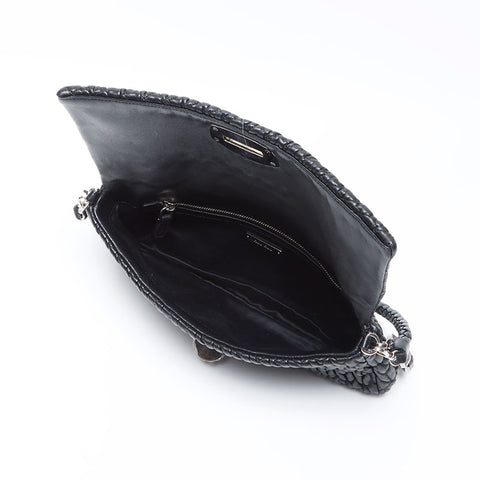 Miu miu miu Matteasse Crystal Sac d'épaule noir WS12398