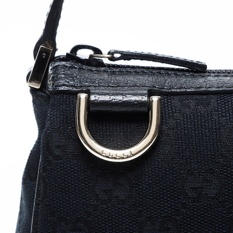 Gucci GG帆布迷你小袋手提包黑色WS12408
