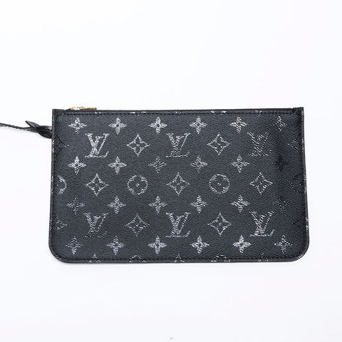 Louis Vuitton LOUIS VUITTON 2020 Urus Fisher Neverfull MM Pouch Tote Bag Black Red WS12422