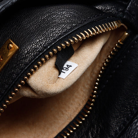 Miu Miu Logo 2way 2004 Shoulder Bag black WS12443