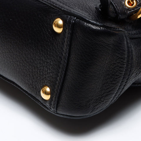MIU MIU MIU LOGO 2WAY 2004 SAG SAGE Black WS12443