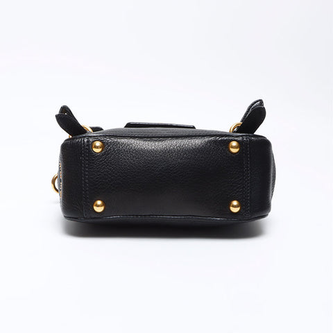 MIU MIU MIU LOGO 2WAY 2004 SAG SAGE Black WS12443