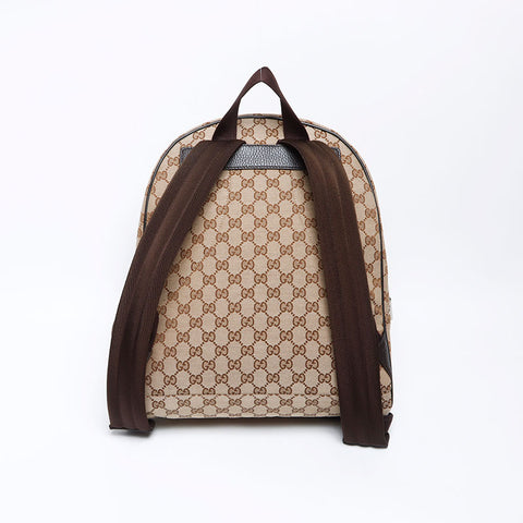 GUCCI GG Canvas Silver Metal Riches Sac à dos / Daypack Beige WS12448