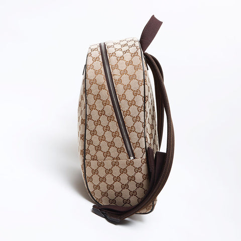 GUCCI GG Canvas Silver Metal Riches Sac à dos / Daypack Beige WS12448