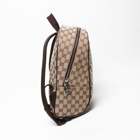 GUCCI GG Canvas Silver Metal Riches Sac à dos / Daypack Beige WS12448