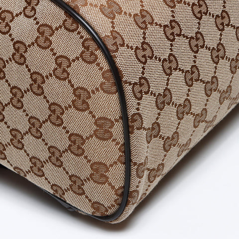GUCCI GG Canvas Silver Metal Riches Sac à dos / Daypack Beige WS12448