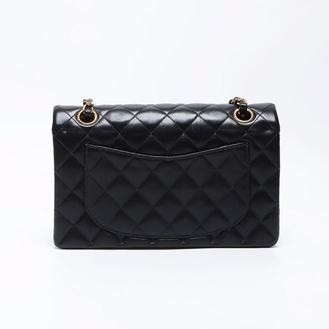 Chanel Coco Mark Matelasse Lambskin No. 9 2004 Shoulder Bag Black WS12450