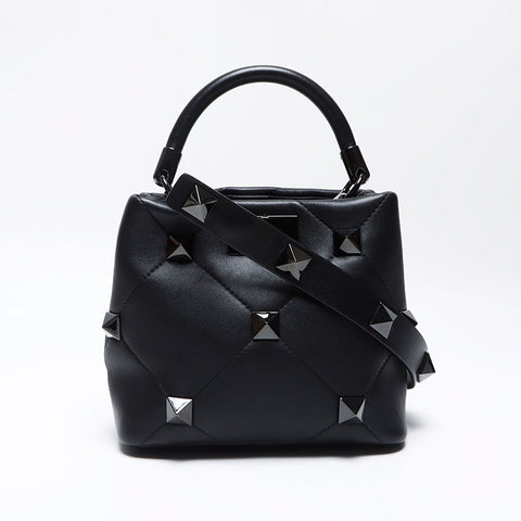 Valentino Valentino nappa chaîne cloutée à la chaîne époustouflante cloutée noire WS12465