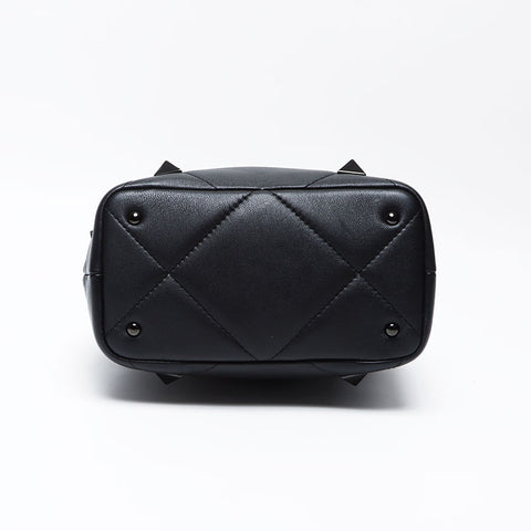 ヴァレンティノ VALENTINO ナッパ スタッズ チェーン スタッズ ローマ ショルダーバッグ ブラック WS12465