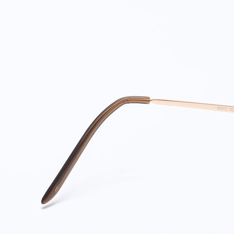 Fendi Rimless Logo Sunglasses Brown WS12472