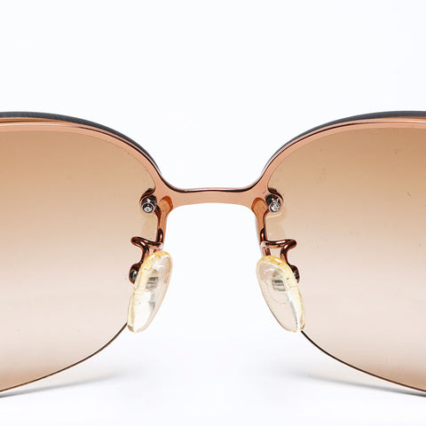 Céline Logo Macadam Lunettes de soleil Brown WS12473