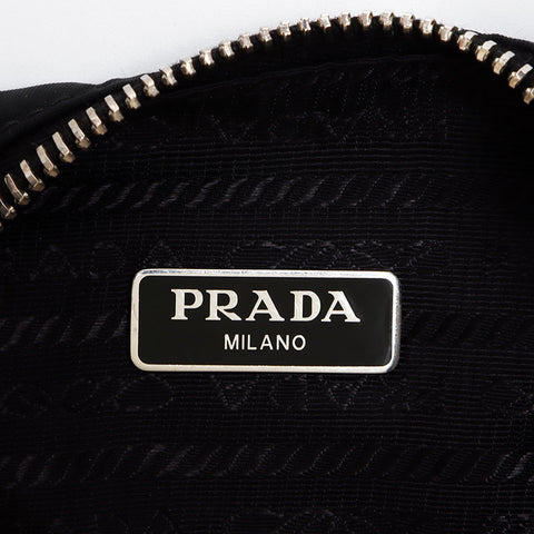 PRADA REDIDING NYLON POUCH SAGHER SAGHER BLACK WS12489