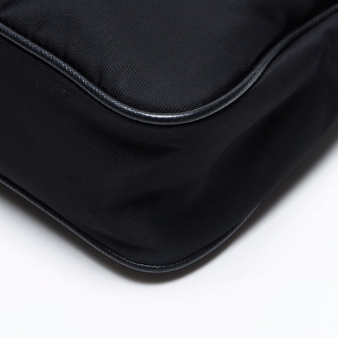 PRADA REDIDING NYLON POUCH SAGHER SAGHER BLACK WS12489