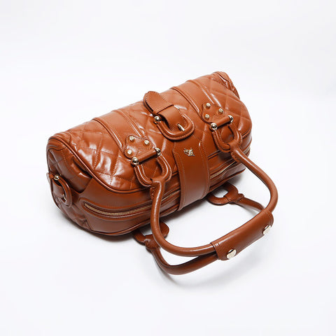 Burberry en cuir Bowling Boston Sac marron WS12501