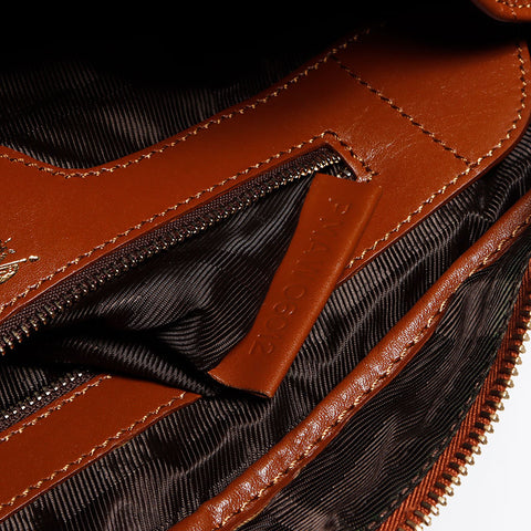 Burberry en cuir Bowling Boston Sac marron WS12501