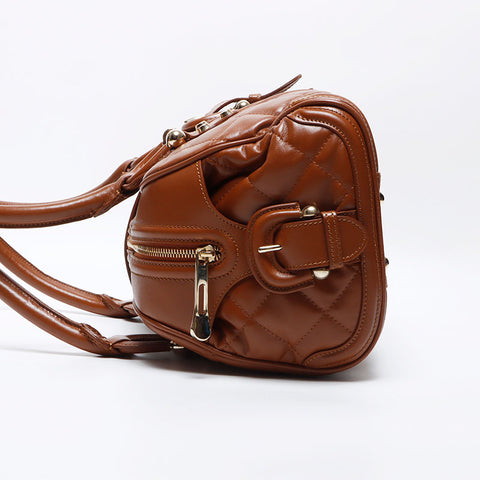 Burberry en cuir Bowling Boston Sac marron WS12501