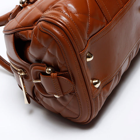 Burberry en cuir Bowling Boston Sac marron WS12501