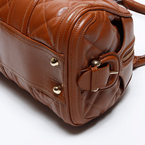 Burberry en cuir Bowling Boston Sac marron WS12501