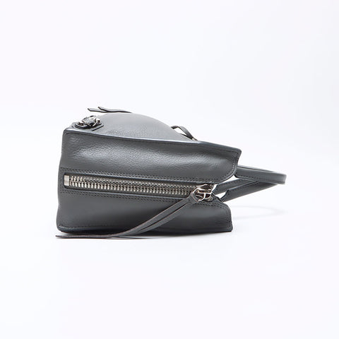 Balenciaga en cuir en papier sac à bandoulière gris WS12505