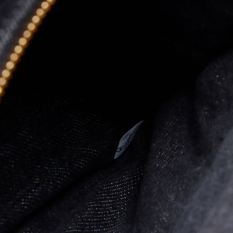 Prada Canapa牛仔布小手提包灰色WS12514