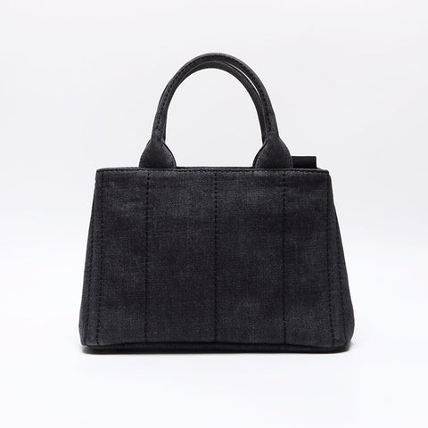 Prada canapa denim petit sac à main gris WS12514