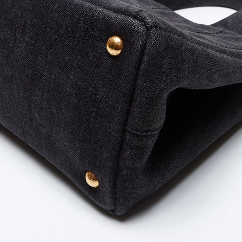 Prada canapa denim petit sac à main gris WS12514