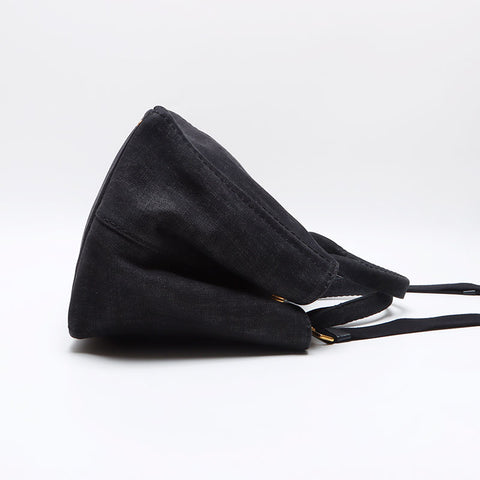 prada canapa牛仔布M中型2向手提包灰色WS12518