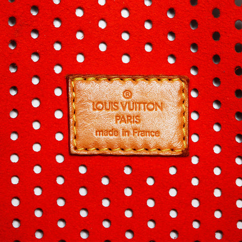 Louis Vuitton LOUIS VUITTON Monogram Speedy 30 Punching Perfo Orange M95182 Boston Bag Brown WS12523