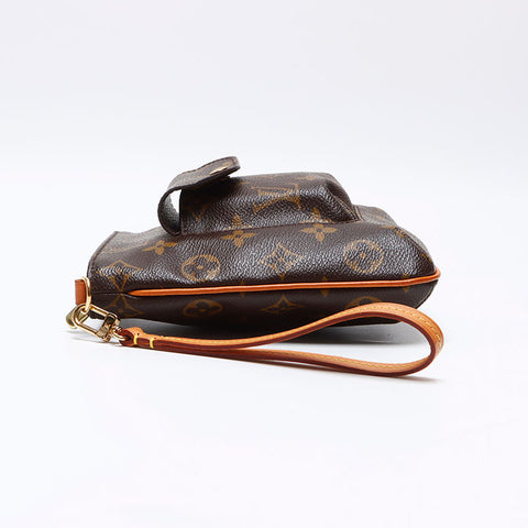 Louis Vuitton LOUIS VUITTON Monogram Particion Clutch Bag 2008 Handbag Brown WS12527