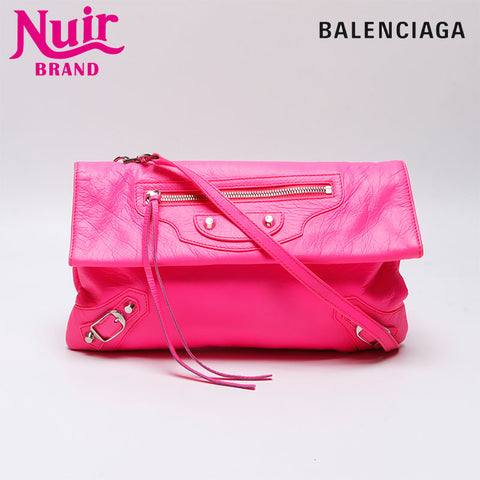Balenciaga Balenciaga Enveloppe Color Color Sac à épaule rose WS12531