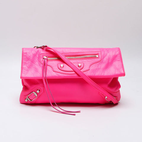 Balenciaga Balenciaga Enveloppe Color Color Sac à épaule rose WS12531