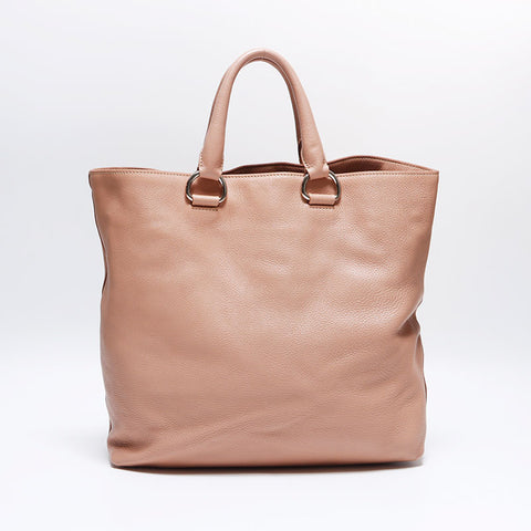 PRADA 2way Leather SilverMetal Shoulder Bag pink WS12533