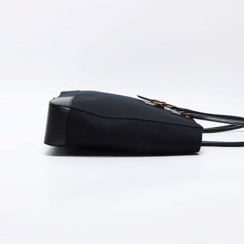 GUCCI Canvas G logo Tote Bag black WS12537