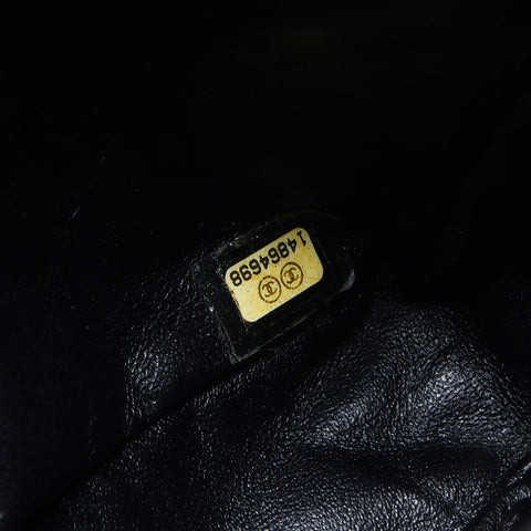 Chanel Chanel Matelasse n ° 14 Chaîne 2010-2011 Bijou Coco Mark Sac Sac noir WS12545