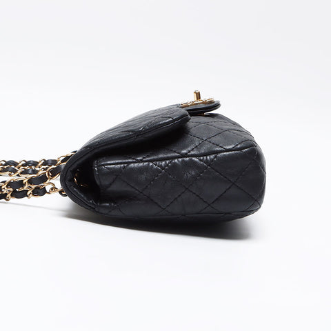 Chanel Chanel Matelasse n ° 14 Chaîne 2010-2011 Bijou Coco Mark Sac Sac noir WS12545