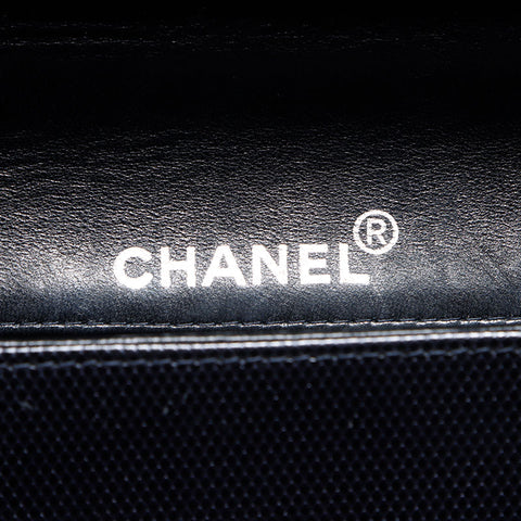 Chanel Matelasse Silver Hardware Umhängetasche Marine WS12567
