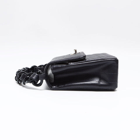 Chanel Matelasse Silver Hardware Umhängetasche Marine WS12567