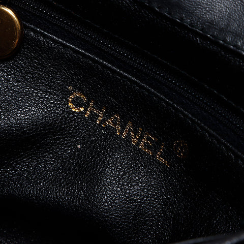 シャネル CHANEL マトラッセ ココマーク 2番台 ミニ ショルダーバッグ ブラック WS12574