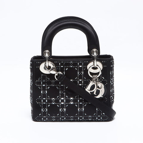 克里斯蒂安·迪奥（Christian Dior Lady）Dior Mini 2Way手提包黑色WS12575