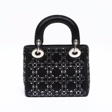 克里斯蒂安·迪奥（Christian Dior Lady）Dior Mini 2Way手提包黑色WS12575