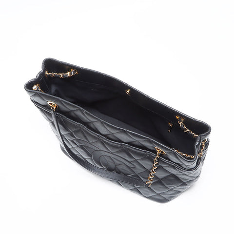 Chanel Caviar Skin Coco Mark Chain 2013 Shoulder Bag Black WS12580
