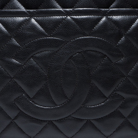 Chanel Caviar Skin Coco Mark Chain 2013 Shoulder Bag Black WS12580
