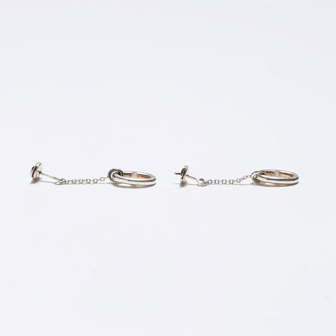 HERMES 925 Chaine d'Ancre Farandole Pierce Pierce Silver WS12594