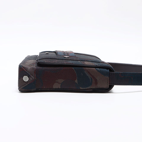 クリスチャンディオール Christian Dior PETER DOIG 迷彩 ショルダーバッグ ネイビー WS12595